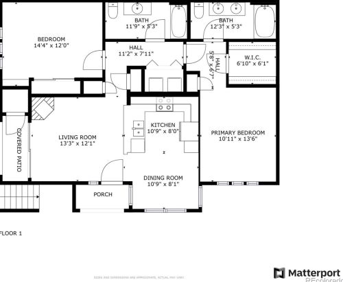 1414 Galena Way, Denver CO  80247-1973 exterior
