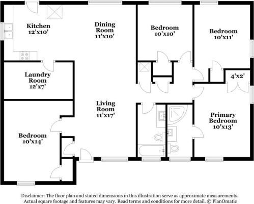 3704 Aurora St, Fort Worth TX  76117-2711 exterior