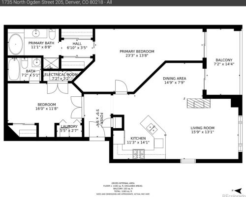 1735 Ogden St, Denver CO  80210-3242 exterior