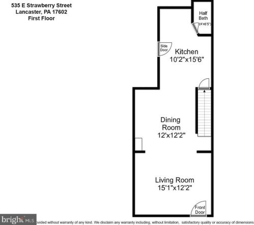 535 Strawberry St, Lancaster PA  17602-4466 exterior