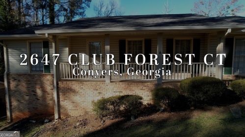 2647 Club Forest Ct, Conyers GA  30013-1904 exterior