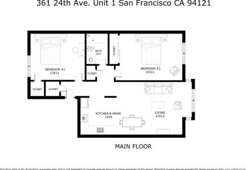 361 24th Ave, San Francisco CA  94121-2012 exterior