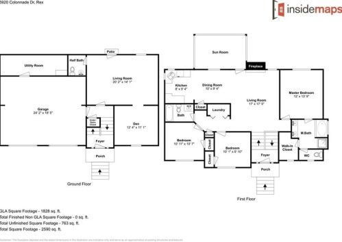 5920 Colonnade Dr, Rex GA 30273-5014 exterior