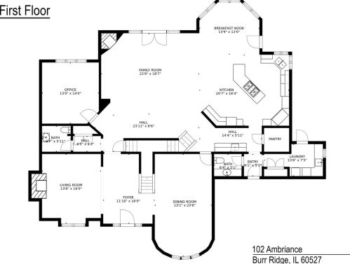 102 Ambriance Dr, Willowbrook IL  60527-0801 exterior