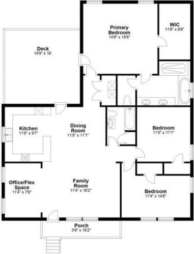 1888 Ham Dr, Atlanta GA  30341-3222 exterior