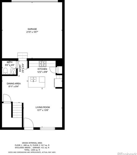 21543 59th Pl, Denver CO  80019-6614 exterior