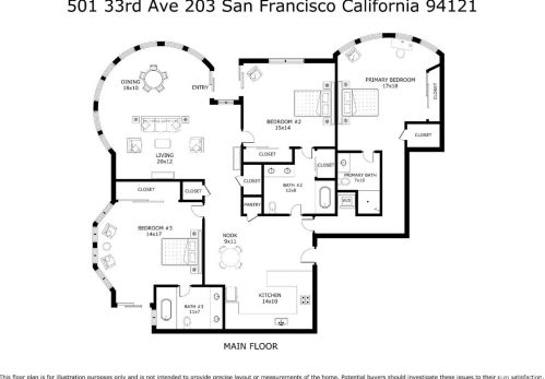 501 33rd Ave, San Francisco CA  94121-2772 exterior