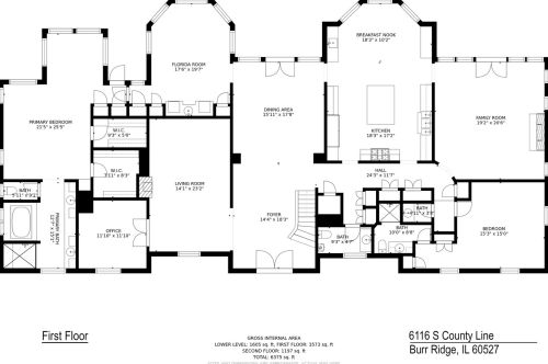 6116 County Line Rd, Willowbrook IL  60527-5719 exterior