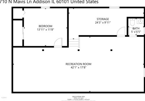710 Mavis Ln, Addison IL  60101-2574 exterior