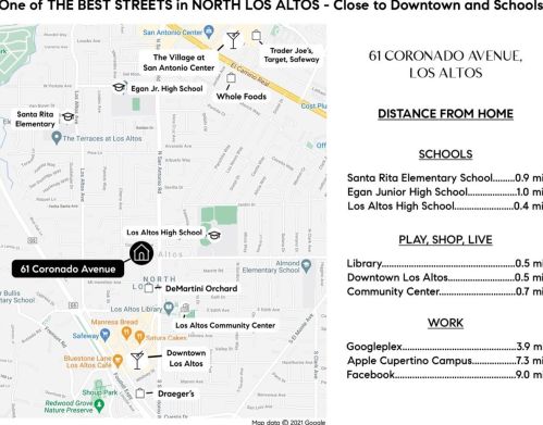 61 Coronado Ave, Los Altos CA  94022-2220 exterior