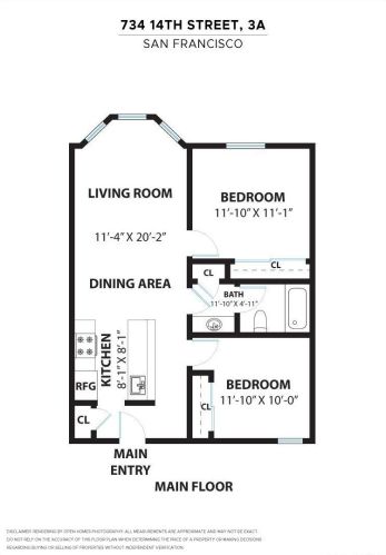 734 14th St, San Francisco CA  94114-1106 exterior