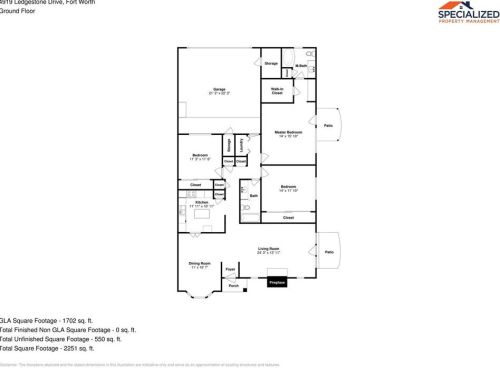 4919 Ledgestone Dr, Fort Worth TX  76132-2014 exterior