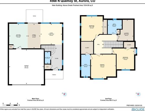 4568 Quemoy St, Aurora CO  80019-6025 exterior