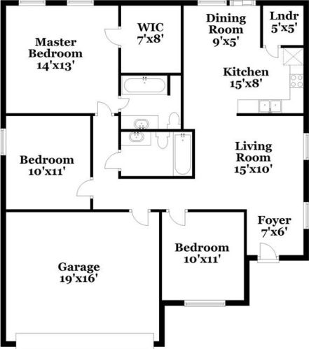 1413 Castle Ridge Rd, Fort Worth TX  76140-5742 exterior