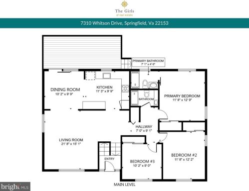 7310 Whitson Dr, Springfield VA  22153-1541 exterior