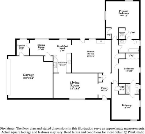 1001 Lake Louise Rd, Fort Worth TX  76103-1217 exterior