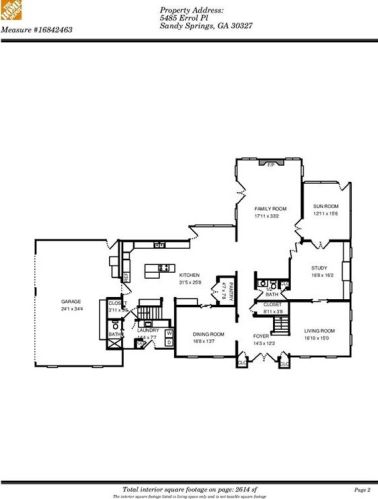 5485 Errol Pl, Atlanta GA  30327-4871 exterior