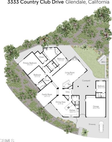 3333 Country Club Dr, Glendale CA  91208-1717 exterior