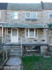 1621 Spruce St, Baltimore MD  21226-1226 exterior
