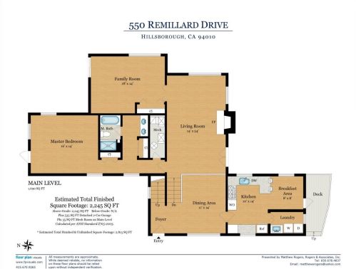 550 Remillard Dr, Burlingame, CA 94010-6740