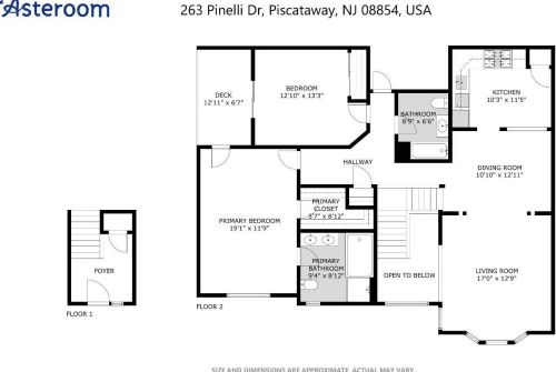 263 Pinelli Dr, Piscataway NJ  08854-2264 exterior