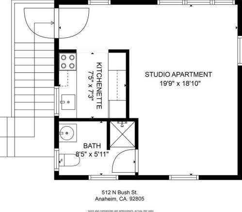 512 Bush St, Anaheim CA  92805-2116 exterior