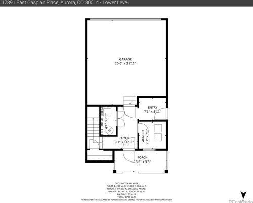 12891 Caspian Pl, Denver CO  80014 exterior