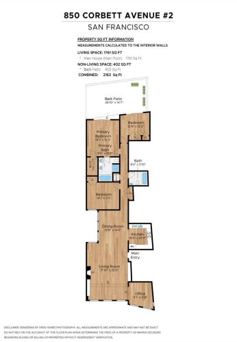 850 Corbett Ave, San Francisco CA  94131-3372 exterior