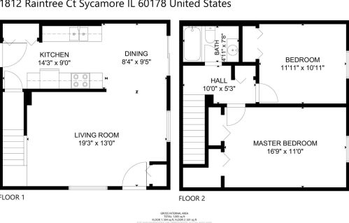 1812 Raintree Ct, Sycamore IL  60178-2734 exterior