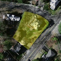 8 Devon Rd, Newton MA  02459-1648 aerial view