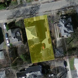 58 Erie Ave, Newton MA 02461-1514 aerial view