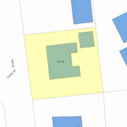14 Gay St, Newton MA 02460-2213 plot plan