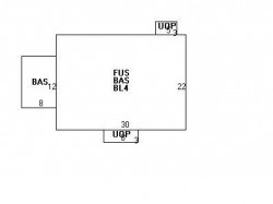 195 Auburn St, Newton MA 02466-2424 floor plan