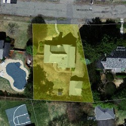 48 Nehoiden Rd, Newton MA 02468-1924 aerial view