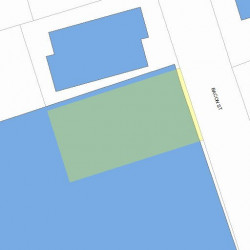 13 Bacon St, Newton MA 02458-1615 plot plan