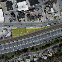 1180 Washington St, Newton MA  02465-2129 aerial view