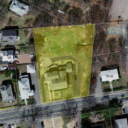 77 Auburn St, Newton MA 02466-2501 aerial view