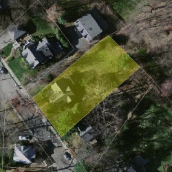 36 Ridge Ave, Newton MA  02459-2535 aerial view