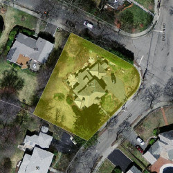 64 Evelyn Rd, Newton MA  02468-1217 aerial view