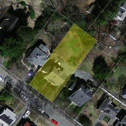 21 Groveland St, Newton MA 02466-2318 aerial view