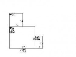 43 Sharon Ave, Newton MA  02466-2522 floor plan
