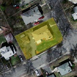 32 Orchard Ave, Newton MA  02465-1912 aerial view