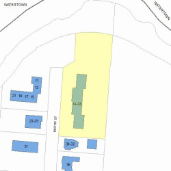 20 Rustic St, Newton MA 02458-1024 plot plan