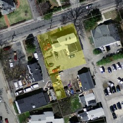144 Webster St, Newton MA  02465-1847 aerial view