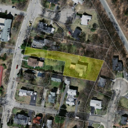 548 Grove St, Newton MA  02462-1412 aerial view