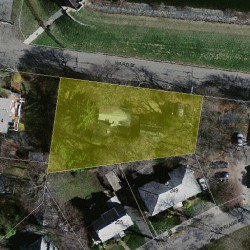 108 Ward St, Newton MA 02459 aerial view