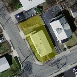 97 Linwood Ave, Newton MA 02460-1425 aerial view