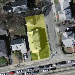 955 Boylston St, Newton MA  02461-1505 aerial view