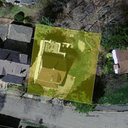 8 Cannon St, Newton MA 02461-2115 aerial view