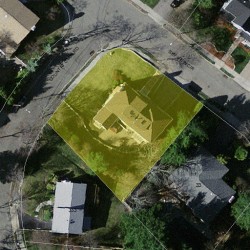 25 Sky View Cir, Newton MA  02459-3157 aerial view